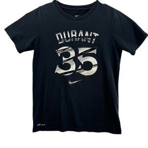 Nike Kevin Durant KD Boys Black Dri-FIT‎ T-Shirt Size S Basketball Athleisure 35